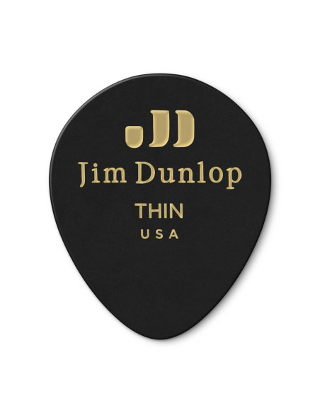 485P-03TH Celluloid Teardrop, Black Thin Player\'s Pack/12