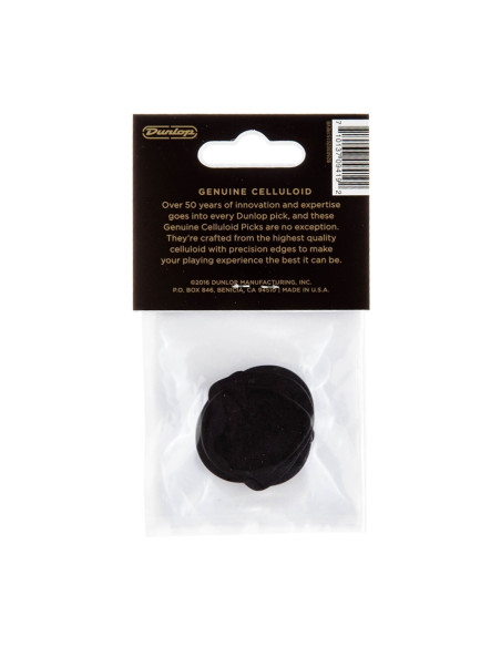 485P-03TH Celluloid Teardrop, Black Thin Player\'s Pack/12