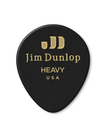 485P-03HV Celluloid Teardrop, Black Heavy Player\'s Pack/12