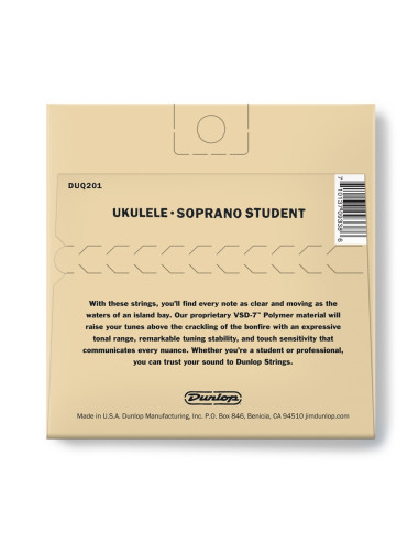 DUQ201 Corde per Ukulele Soprano Student-4/Set