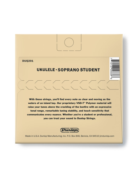 DUQ201 Corde per Ukulele Soprano Student-4/Set