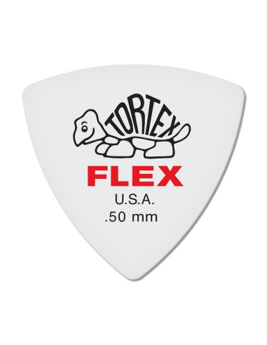 456P.50 Tortex Flex Triangle .50 mm Pack/6