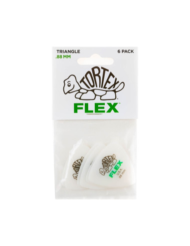 456P.88 Tortex Flex Triangle .88 mm Pack/6