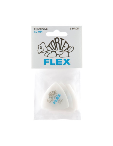 456P1.0 Tortex Flex Triangle 1.0 mm Pack/6