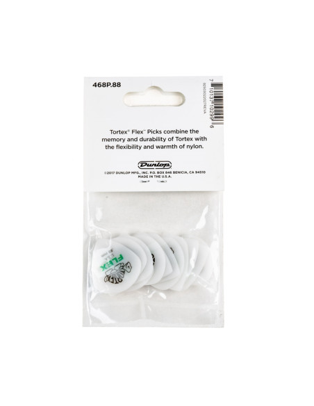 468P.88 Tortex Flex Jazz III .88mm pack/12