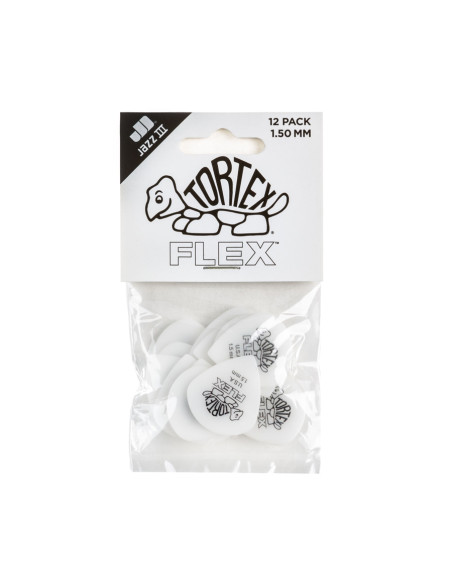 468P1.50 Tortex Flex Jazz III 1.5mm pack/12
