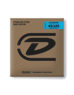 DBFS45125M Corde basso Flatwound Scala media Set/5