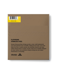 DBFS40100S Corde basso Flatwound Light Scala corta Set/4 2