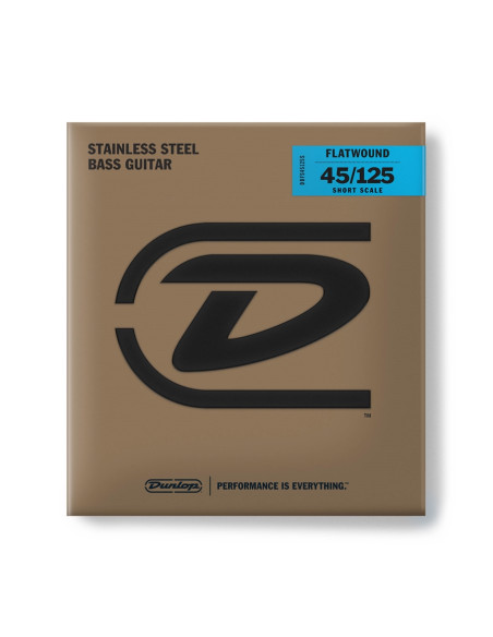 DBFS45125S Corde basso Flatwound Scala corta Set/5