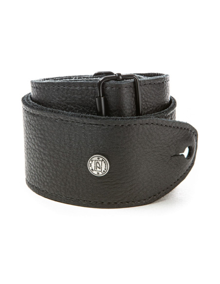 BMF15BK Tracolla BMF Tri-Glide Pelle Nera 2.5\"