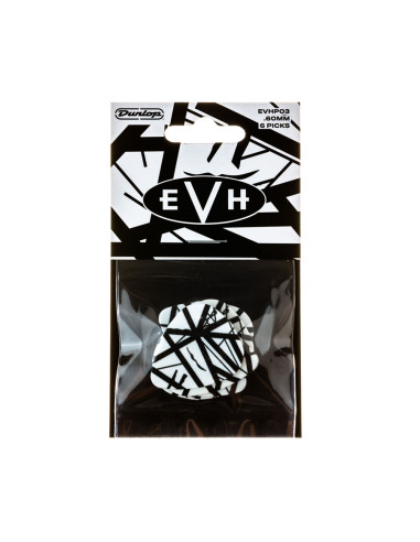 EVHP03 EVH Max Grip White With Black Stripes 0.60 mm Pack/6