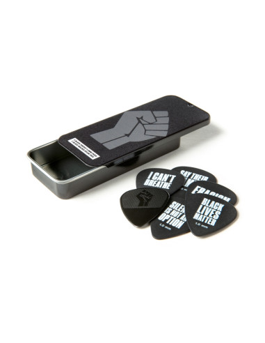 BLMT04 Black Lives Matter Tortex 1.0 Pick Tin