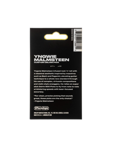 YJMP02RD Malmsteen Custom Delrin Pick 2.0 mm 6pc