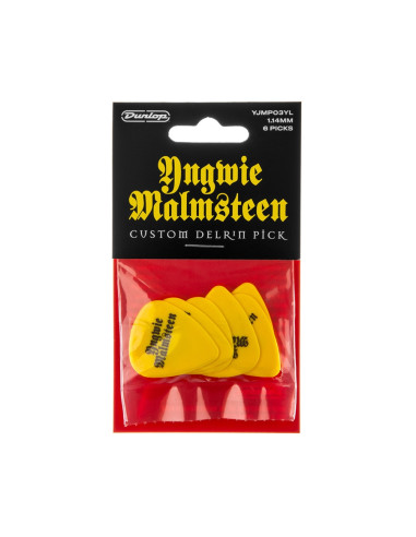 YJMP03YL Malmsteen Custom Delrin Pick 1.14 mm 6pc