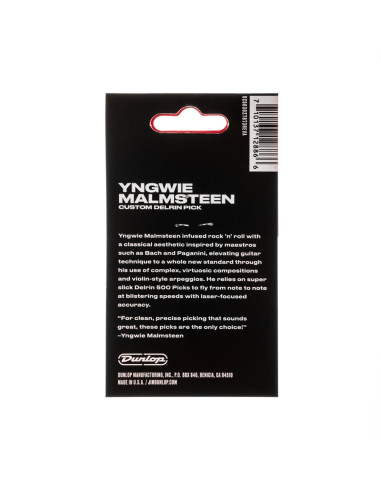 YJMP03YL Malmsteen Custom Delrin Pick 1.14 mm 6pc