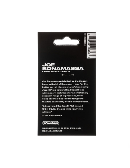 PVP121 Joe Bonamassa Custom Jazz III Pick Variety Pack