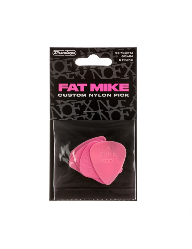 44P060FM Fat Mike Custom Nylon Pick 6pc