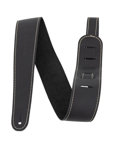 18A0046 Tracolla Slim, Leather, Black
