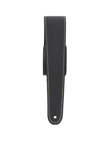 18A0046 Tracolla Slim, Leather, Black