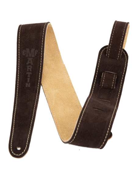 18A0017 Tracolla in pelle Suede, Black