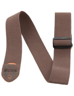 18A0105 Tracolla Cotton Weave, Brown, con Pick Holder