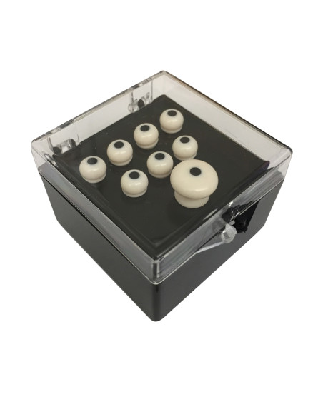 18APP0001 Authentic Series Set Pin White, Black Inlay