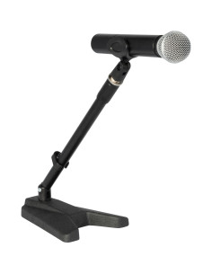 A/114 BK Asta Corta con Base in Acciaio 2