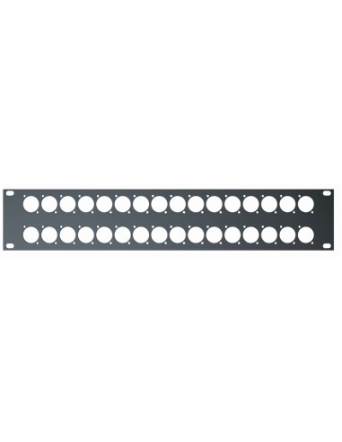 RS/295 Pannello rack 19\" preforato da 2 unità