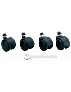 ZM/99 Set di 4 ruote per supporti a \"X\"