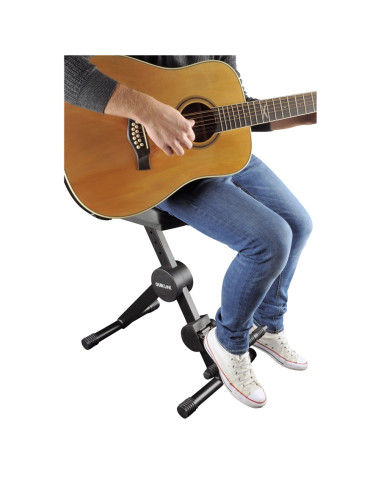 DX/749 Sgabello con Schienale e Poggiapiedi