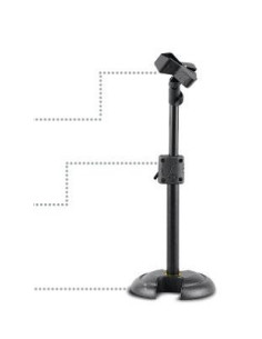 MS100B | Base da tavolo microfonica