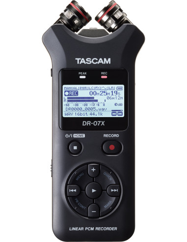 TASCAM DR07X | Registratore Stereo e Interfaccia USB 2 In/2 Out