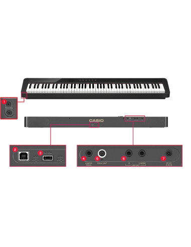 Casio PX-S1100 pianoforte elettrico portatile