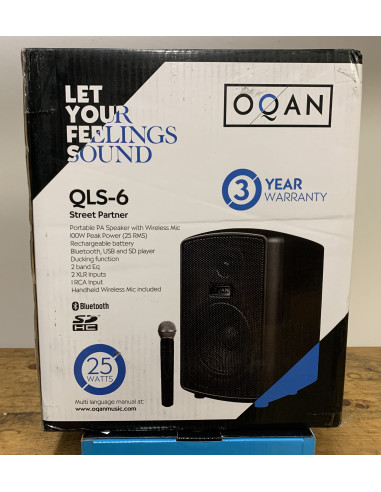 OQAN | Qls-6 Street Partner | Cassa amplificata a batteria con radiomicrofono