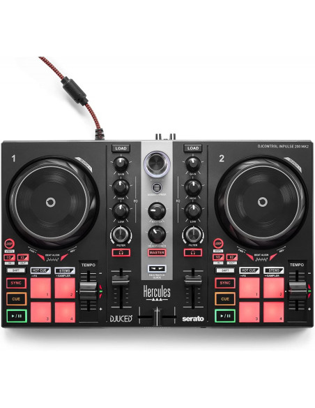HERCULES | DJ Control Inpulse 200 Mk2|CONTROLLER MIDI USB DIGITALE