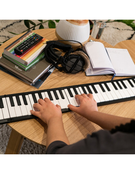 CARRY-ON Piano 88 | Pianoforte Pieghevole 88 Tasti Nero