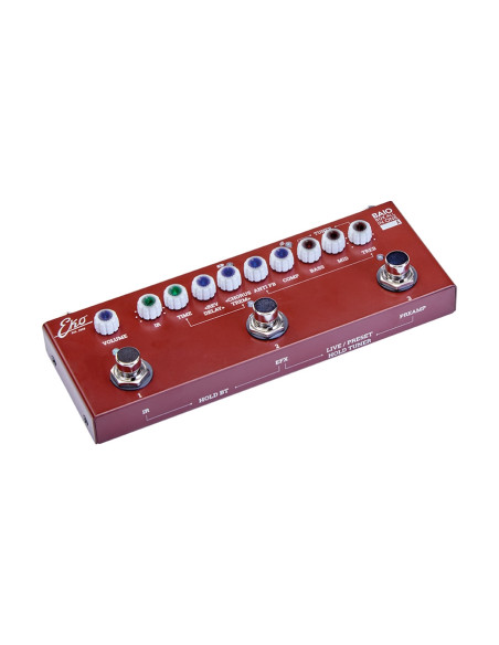 EKO Baio Acoustic | Pedaliera Multieffetto per Chitarra Acustica, Classica, Basso Acustico