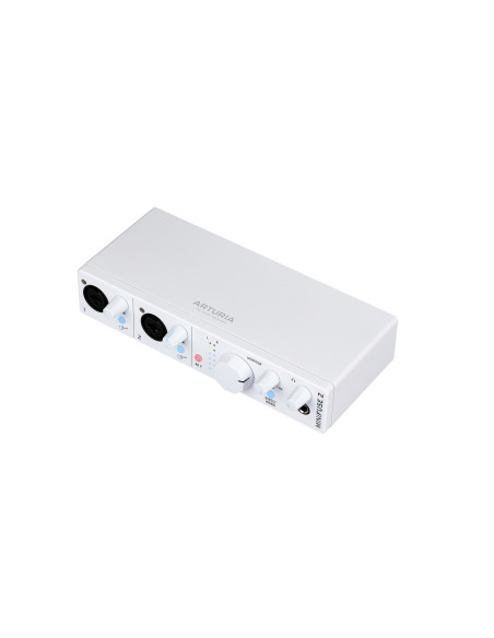 ARTURIA Minifuse Recording Pack White | Scheda Audio 2 Canali con Microfono, Cuffia e Cavi