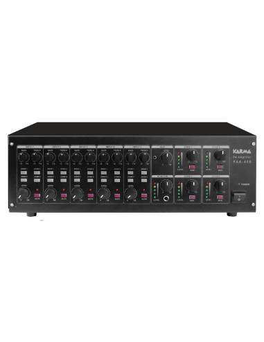 KARMA | PAA 460 | Amplificatore PA 480W - 4 zone