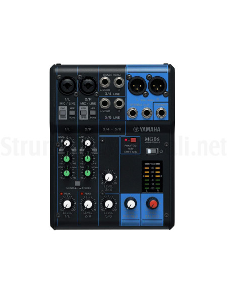 YAMAHA | MG06 | Mixer analogico
