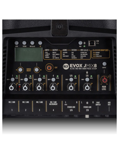 RCF | EVOX JMIX8 | Sistema amplificato line...